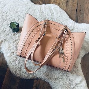 RARE JESSICA SIMPSON INDIE BOHO DREAM CATCHER BAG